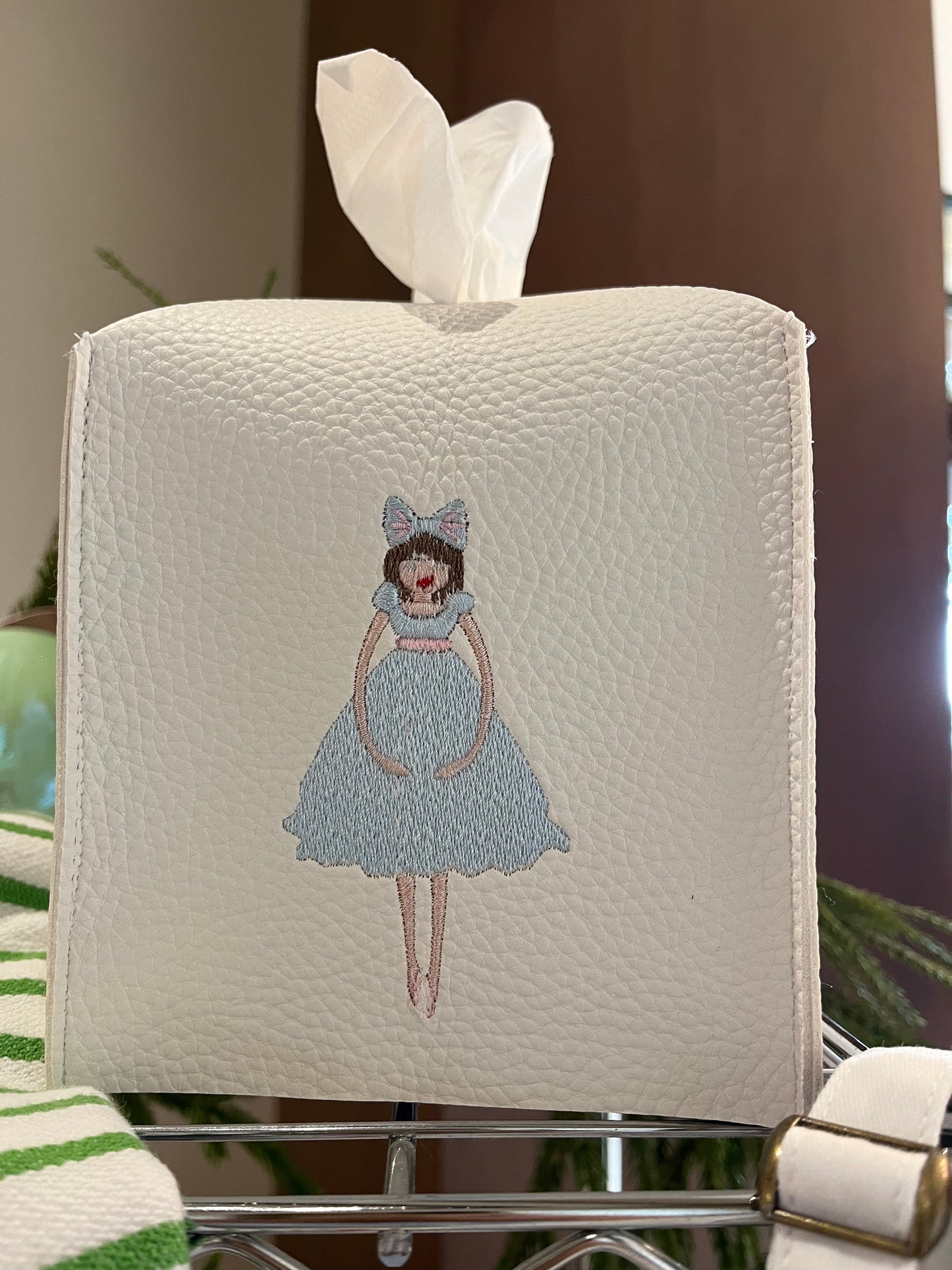 The Nutcracker Leather Tissue Box Cover