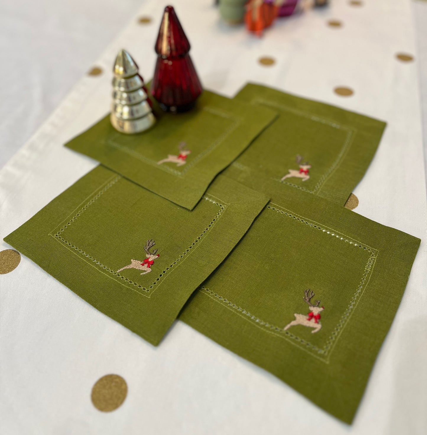 Reindeer Cocktail Napkins